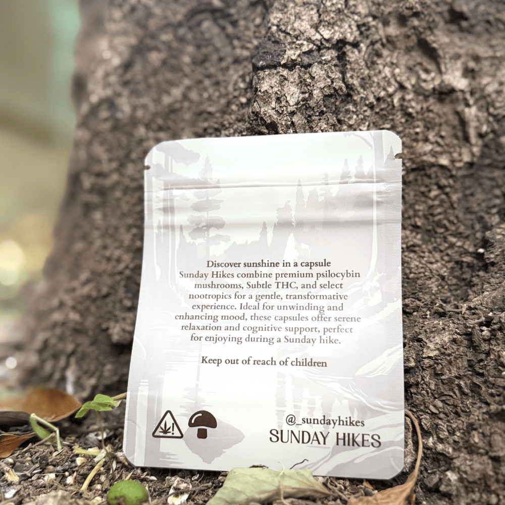 4g Sunday Hikes - THC Mushroom Capsules - Image 2