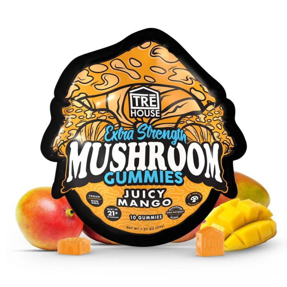 TRĒ House Extra Strength Magic Mushroom Gummies - Juicy Mango