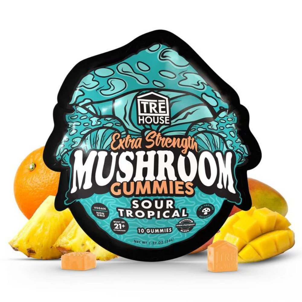TRĒ House Extra Strength Magic Mushroom Gummies - Sour Tropical