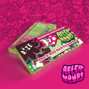 5g After Hours x Rize Magic Mushroom Bar - Dark Chocolate Sea Salt Crunch