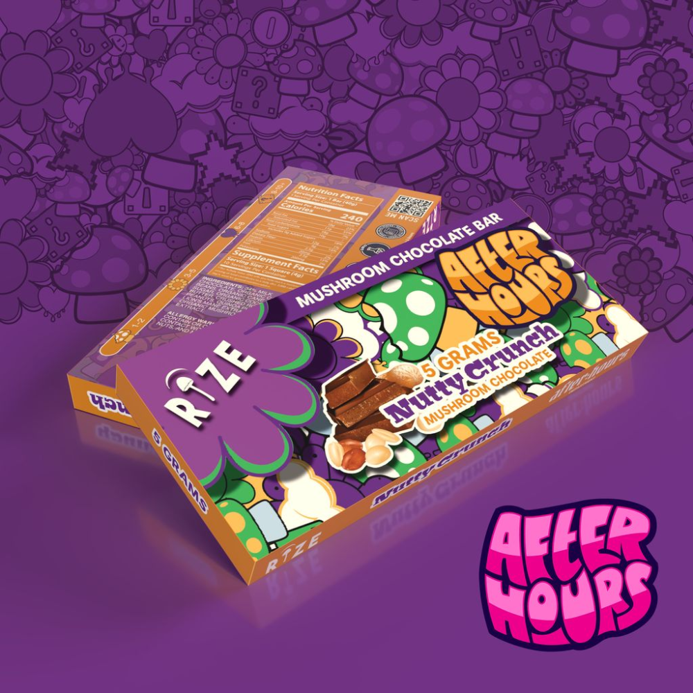 5g After Hours x Rize Magic Mushroom Bar - Nutty Crunch