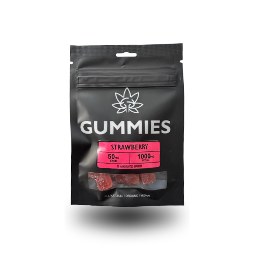 1000mg T*H*C Gummies - 50mg - Strawberry