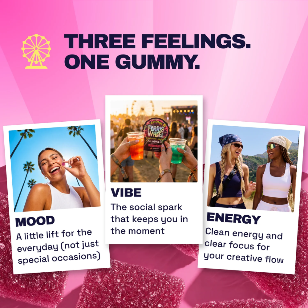 Kanna Daily Mood Gummies by Ferris Wheel - Watermelon - Image 3