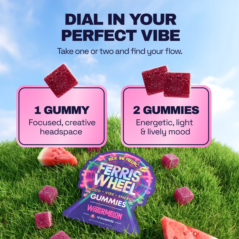 Kanna Daily Mood Gummies by Ferris Wheel - Watermelon - Image 4