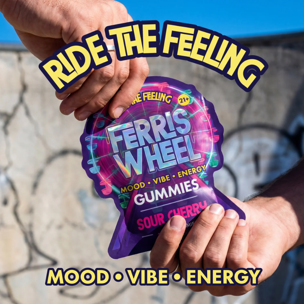 Kanna Daily Mood Gummies by Ferris Wheel - Sour Cherry - Image 7