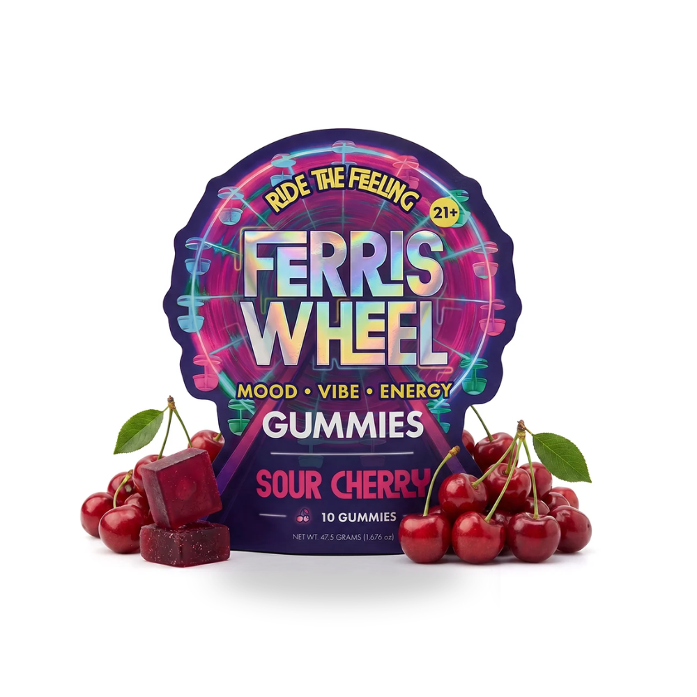 Kanna Daily Mood Gummies by Ferris Wheel - Sour Cherry